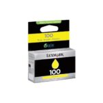 Cartouche d'encre Lexmark Jaune 100