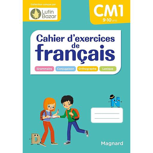 Cahier20d27exercices20de20franC3A7ais20CM1.jpg Cahier d'exercices de français CM1 – Image 1