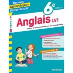 Cahier du jour/Cahier du soir Anglais LV1 6e + mémento