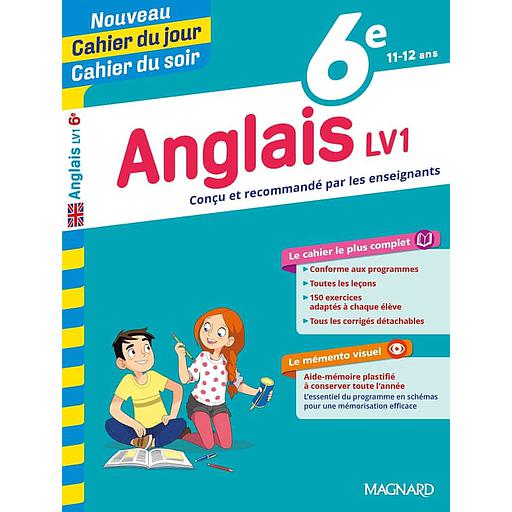 Cahier20du20jour-Cahier20du20soir20Anglais20LV1206e202B20mC3A9mento.jpg Cahier du jour/Cahier du soir Anglais LV1 6e + mémento – Image 1