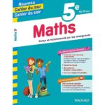 Cahier du jour/Cahier du soir Maths 5e + mémento