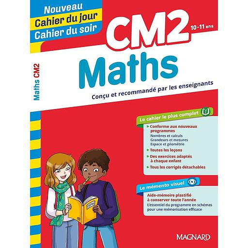 Cahier20du20jour-cahier20du20soir20Maths20CM2202B20mC3A9mento.jpg Cahier du jour/cahier du soir Maths CM2 + mémento – Image 1