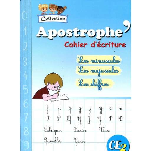Collection Apostrophe Cahier d'écriture CE2