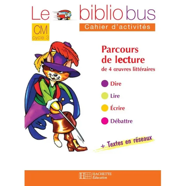 BIBLIOBUS CM N17 CAHIER LE CHAT BOTTE