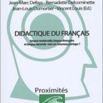Didactique du français  - Langue maternelle, langue étrangère et langue seconde : vers un nouveau partage ?
