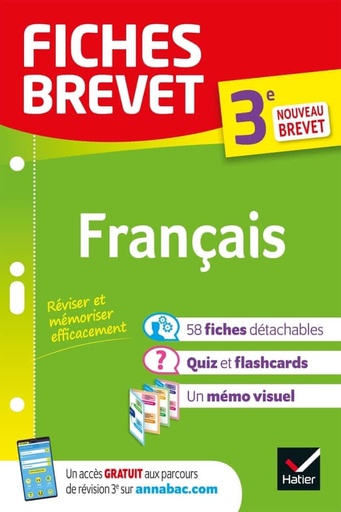 Fiches20Brevet20-20FranC3A7ais203e.jpg Fiches Brevet - Français 3e – Image 1