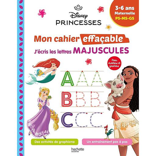 J27C3A9cris20les20lettres20majuscules20Maternelle20PS-MS-GS20-20Disney20Princesses.jpg J'écris les lettres majuscules Maternelle PS-MS-GS - Disney Princesses – Image 1