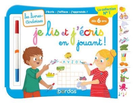 Je20lis20et20j27C3A9cris20en20jouant20212020-20Avec20120feutre20effaC3A7able20220couleurs.jpg Je lis et j'écris en jouant ! - Avec 1 feutre effaçable 2 couleurs – Image 1