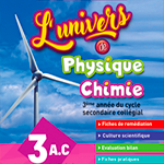 L'univers de Physique-Chimie 3AC - Manuel de l'élève 2021 (Homologué)