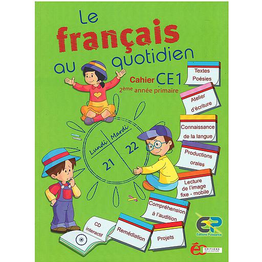 Le20FranC3A7ais20au20quotidien20CE120-20Cahier20dE28099ActivitC3A9s.jpg Le Français au quotidien CE1 - Cahier d’Activités – Image 1