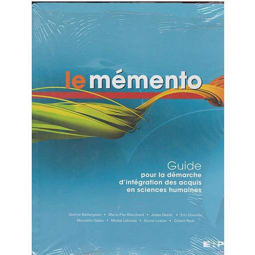 Le20mC3A9mento2020guide20pour20la20dC3A9marche20d27intC3A9gration20des20acquis20en20sciences20sociales2020-20Manuel202B20AccC3A8s201220mois20C3A020l27C3A9dition20en20ligne20et20C3A020MonLab.jpg Le mémento : guide pour la démarche d'intégration des acquis en sciences sociales - Manuel + Accès 12 mois à l'édition en ligne et à MonLab – Image 1
