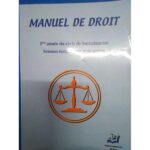 Manuel de droit 1Bac Sc économiques et de gestion