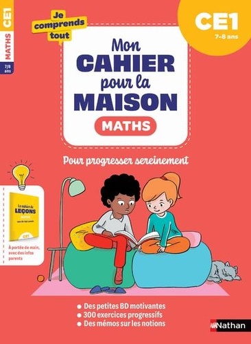 Maths20CE12020-20Mon20cahier20pour20la20maison.jpg Maths CE1 - Mon cahier pour la maison – Image 1