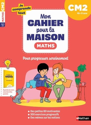 Maths20CM22020-20Mon20cahier20pour20la20maison2C20avec20un20cahier20dC3A9tachable20pour20les20parents.jpg Maths CM2 - Mon cahier pour la maison, avec un cahier détachable pour les parents – Image 1