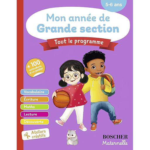 Mon20annC3A9e20de20grande20section205-620ans2020-202B10120autocollants20et20un20poster.jpg Mon année de grande section 5-6 ans - +101 autocollants et un poster – Image 1