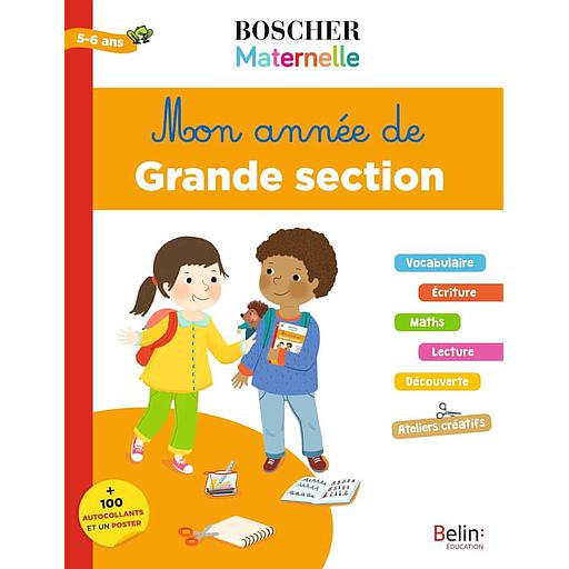Mon20annC3A9e20de20grande20section205-620ans2020-202B2010020autocollants20et20un20poster.jpg Mon année de grande section 5-6 ans - + 100 autocollants et un poster – Image 1