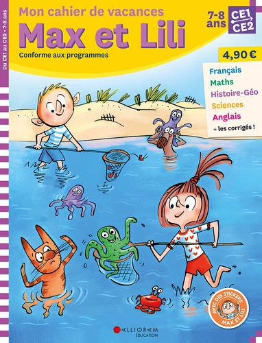 Mon20cahier20de20vacances20Max20et20Lili20du20CE120au20CE2.jpg Mon cahier de vacances Max et Lili du CE1 au CE2 – Image 1