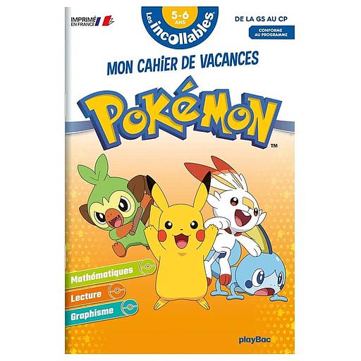Mon20cahier20de20vacances20PokC3A9mon20-20De20la20grande20section20au20CP.jpg Mon cahier de vacances Pokémon - De la grande section au CP – Image 1
