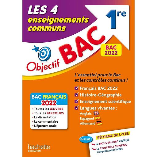 Objectif20Bac20-20Les20420enseignements20communs201re.jpg Objectif Bac - Les 4 enseignements communs 1re – Image 1