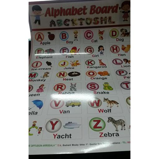 Poster20L27Alphabet2020Board20MF.jpg Poster L'Alphabet Board MF – Image 1