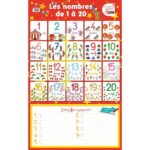 Poster les nombres de 1 à 20