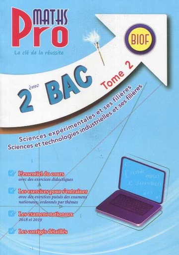 Pro20Maths202C3A8me20BAC20T20220Biof20Sciences20EX20-20Techno.jpg Pro Maths 2ème BAC T 2 Biof Sciences EX - Techno – Image 1