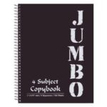 Cahier Spirale   A4 4 Sujets 160 Pages JUMBO