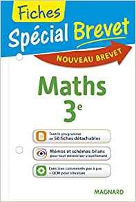 SpC3A9cial20Brevet20-20Fiches20Maths203e20-20Nouveau20programme202016.jpg Spécial Brevet - Fiches Maths 3e - Nouveau programme 2016 – Image 1