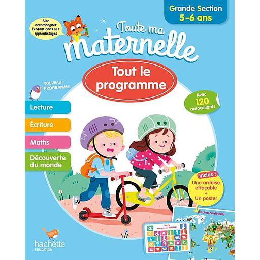 Tout20le20programme20Grande20section2020-20Avec2012020autocollants2C20une20ardoise20effaC3A7able20et20un20poster.jpg Tout le programme Grande section - Avec 120 autocollants, une ardoise effaçable et un poster – Image 1