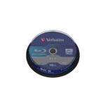 Boite de 10 BD-R SL 25Go Bcordables Verbatim
