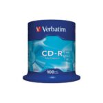 Boite de 100 CD-R Recordables Verbatim EXTRA PROTECTION