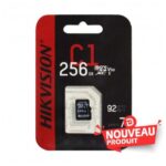 Carte mémoire HIKVISION microSDXC 256G Classe 10 et UHS-I 3D NAND (HS-TF-C1-256G)