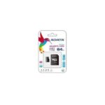 Carte Mémoire microSDHC/SDXC UHS-I  64GB ADATA AVEC ADAPTATEUR CLASS 10 (AUSDX64GUICL10-RA1)