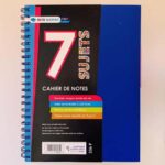 Registre  Université A4 Spirale 7 Sujets BLEU MARINE