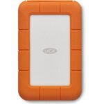 Disque Dur externe Portable HDD LaCie Rugged USB-C 4To Résistant aux chutes chocs la poussière la pluie pour Mac & PC avec USB-C sans câble USB-A (STFR4000800)
