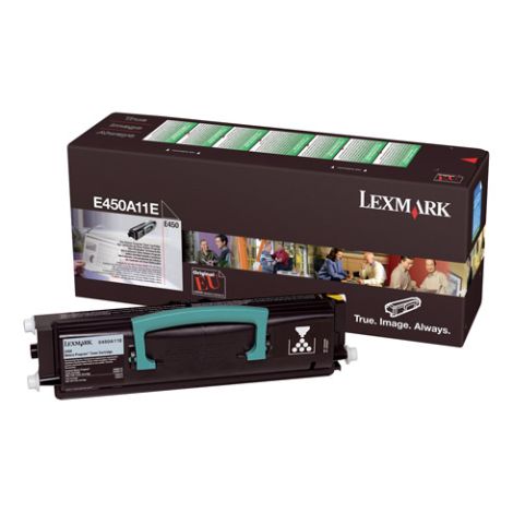 e450a11e.jpg Toner LEXMARK Laserjet Noir (Réf : E450A11E) – Image 1