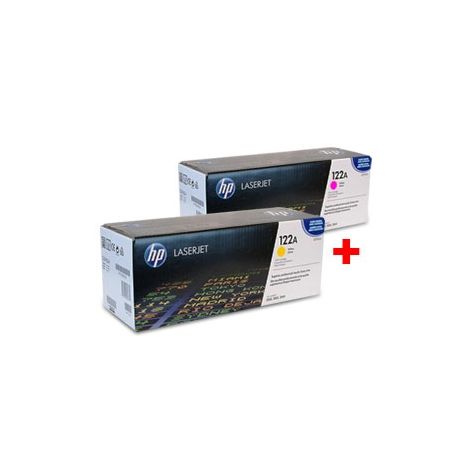 file_186_8.jpg Pack 2 Toner 122A HP color laserjet Jaune & Magenta – Image 1