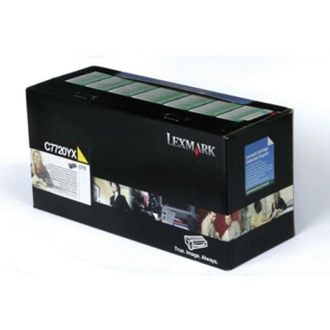 l_00608668.jpg Toner LEXMARK Laserjet Jaune (Réf : C7720YX) – Image 1