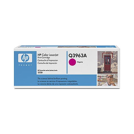 q3963a.jpg Cartouche d'impression Magenta pour HP Color LaserJet (Réf : Q3963A) – Image 1
