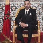 Portrait Officiel de Sa Majesté 165x110 cm Avec Cadre
