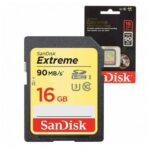 SANDISK CARTE MEMOIRE SDHC SDX 16GB EXTREME (SDSDXNE-016G-GNCIN)