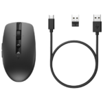 Souris sans fil HP 710 silencieuse rechargeable Connexion sans fil 2,4 GHz Bluetooth® 5.3 (6E6F2AA)