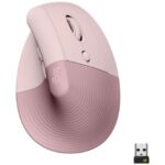 Souris sans fil Logitech LIFT 4000dpi Optique Droitier Rose (910-006478)