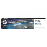 Toner HP 913A cartouche d'encre PageWide cyan (F6T77AE)