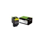 Toner LEXMARK Laserjet Jaune 808Y (80C80Y0)
